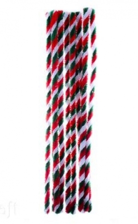 Druciki kreatywne, 10 szt. x 30cm - trójkolorowe (KSDR-029)