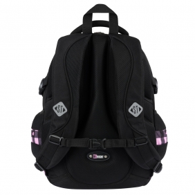 Plecak 4 komorowy 17" - Pink Checkered