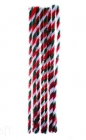 Druciki kreatywne, 10 szt. x 30cm - trójkolorowe (KSDR-029)