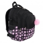 Plecak 4 komorowy 17" - Pink Checkered