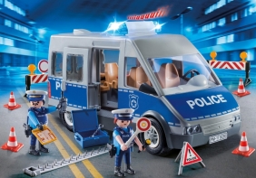 Samochód policyjny z blokadą drogową (9236)