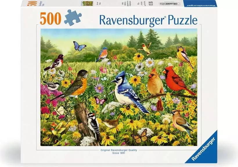 <img src='https://webimage.pl/pics/366/3/d4005555003366-4.png' style='height:440px' /> Ravensburger, Puzzle 500: Ptaki (12000336)