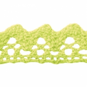 Wstążka koronka bawełniana samoprzylepna 15 mm 1,8 m - Limonkowy (373254)
