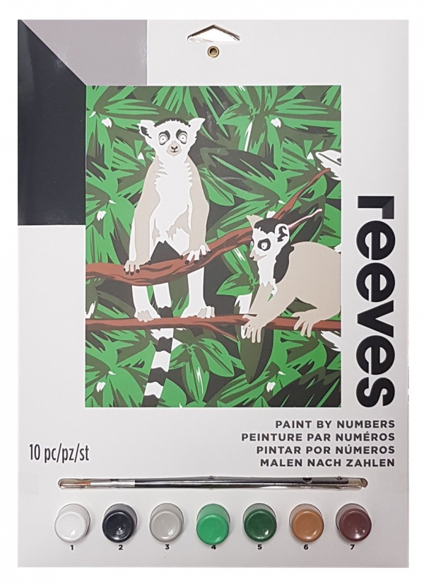 Malowanie po numerach - Lemur (PPNJ111)
