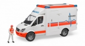 Samochód MB Sprinter Ambulans z figurką (BR-02536)