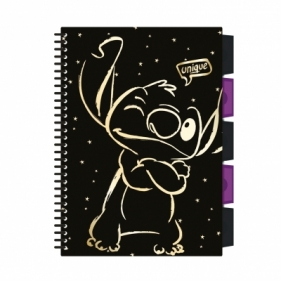 Kołobrulion B5 Disney Gold Stitch project book 100 kartek wzór 1