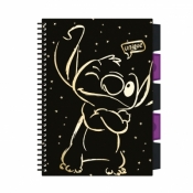 Kołobrulion B5 Disney Gold Stitch project book 100 kartek wzór 1