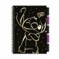 Kołobrulion B5 Disney Gold Stitch project book 100 kartek wzór 1