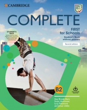 Complete First for Schools Student's Book Pack - Natasha De Souza, Lucy Passmore, Jishan Uddin, Guy Brook-Hart, Susan Hutchison