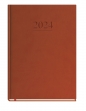 Kalendarz Klasyczny 2024, tygodniowy B5 brązowy (T-221V-S2)