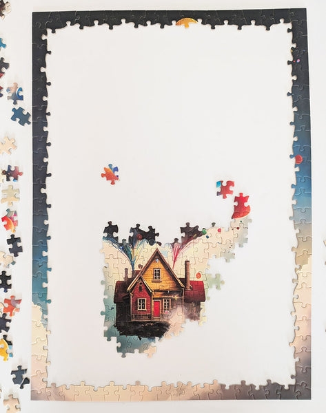Puzzle - Latający domek, 500el.