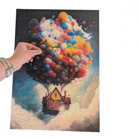 Puzzle - Latający domek, 500el.