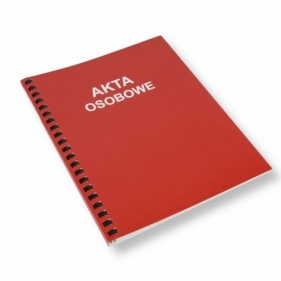 Teczka Akta osobowe T1 czerwona