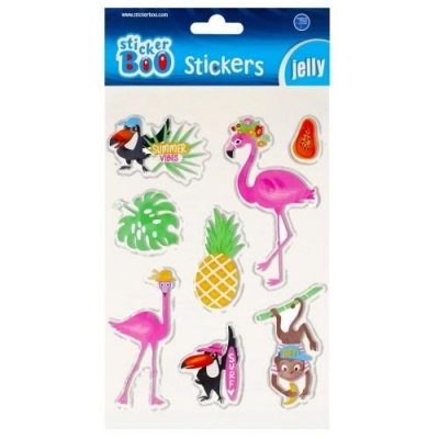 Naklejki Sticker BOO Flamingi