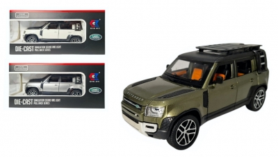 Land Rover Defender 1:24 św./dź. metal
