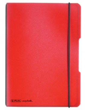 Notatnik my.book Flex A5/40k kratka - czerwony (11361524)