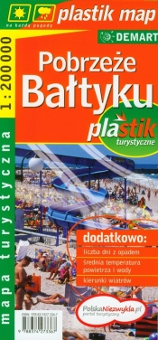 Pobrzeże Bałtyku mapa turystyczna laminowana
