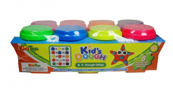 Masa plastyczna Kid's Dough, 8 kolorów