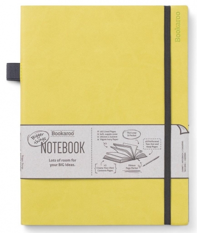 Bookaroo Notatnik Journal duży - Limonkowy