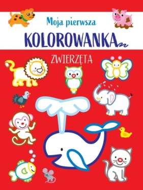 Moja pierwsza kolorowanka. Zwierzęta - Opracowanie zbiorowe