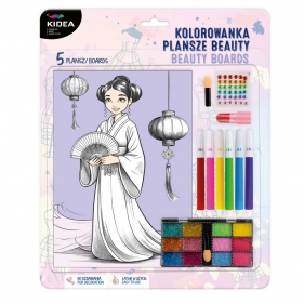 Kidea, Kolorowanka plansze - Beauty