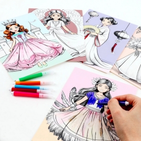 Kidea, Kolorowanka plansze - Beauty