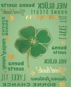 Karnet mini B8 Duża koniczyna