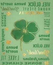 Karnet mini B8 Duża koniczyna