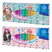 Plastelina Astra, 12 kolorów - Pieski (303221008)