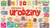 Zaproszenie urodzinowe - Prezenty (5szt) AVANTI