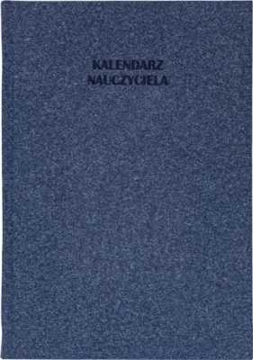 Kalendarz naucz. 2023/24 A5 tyg. natura granat
