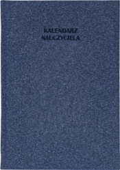 Kalendarz naucz. 2023/24 A5 tyg. natura granat