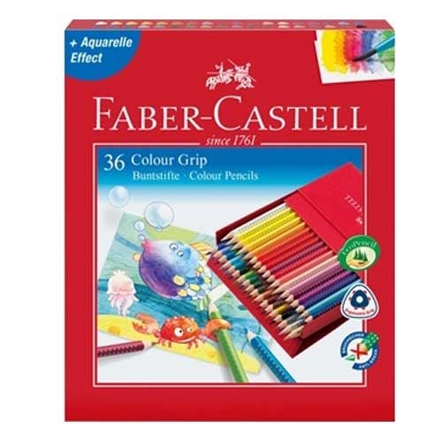 Kredki Faber-Castell Grip 2001 Studio Box, 36 kolorów (112436 FC)