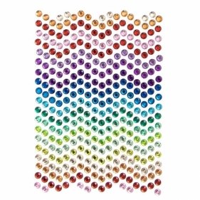 Kryształki samoprzylepne Rainbow dust 337szt