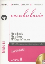 Vocabulario nivel medio B1 + CD - Baralo Marta, Genis Marta