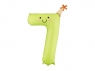  Balon foliowy Cyfra 7 jasny zielony 86cm