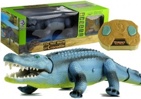 Zdalnie sterowany aligator niebieski