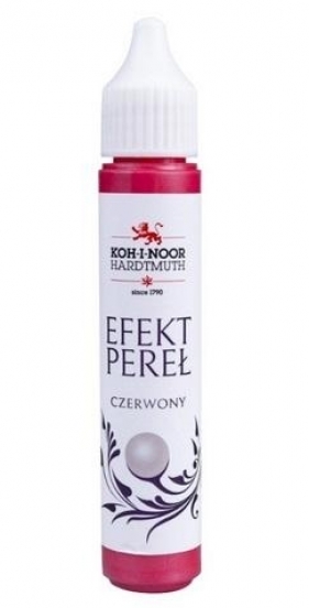 Pisak z efektem perłowym czerwony 30ml