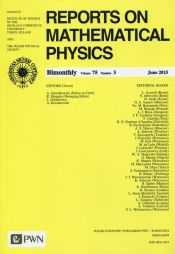 Reports on Mathematical Physics 75/3 2015 Kraj