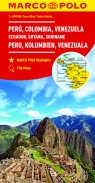 Peru Kolumbia Wenezuela Ekwador Gujana Surinam 1:4 000 000 (Uszkodzona okładka)