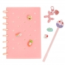 Zeszyt A5/80K linia z akcesoriami Pastel Pink