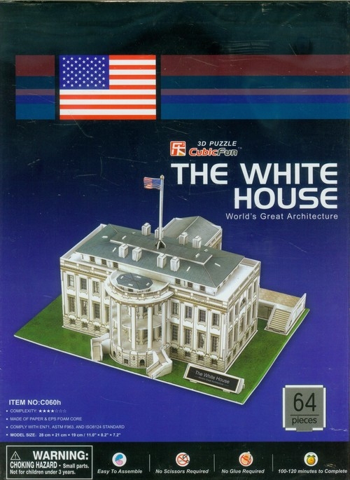 Puzzle 3D: Biały dom (306-20060)