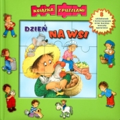 Dzień na wsi Książka z puzzlami - <br />