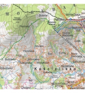 Tatry Zachodnie polskie i słowackie, 1:30 000 - mapa turystyczna - Opracowanie zbiorowe