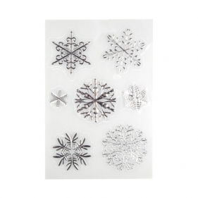 Płatki śniegu - naklejki (NR136)
