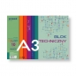 Blok techniczny kolorowy - Premium, A3/10 arkuszy