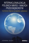 Internacjonalizacja polskich mikro- i małych przedsiębiorstw