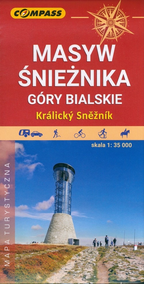 Masyw Śnieżnika Góry Bialskie Mapa turystyczna 1:35 000