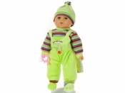 Lalka bobas ze smoczkiem mówi po polsku 35cm