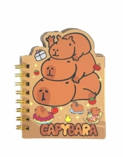 Notesik na spiralce Kapibara Rodzinka 50 kartek